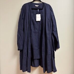 Marina Rinaldi Womens‎ Linen Top Cardigan Set Size US 20 Quiet Luxury Lagenlook